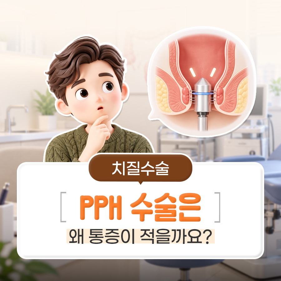 PPH 수술, 치핵 등급부터 통증 부담까지