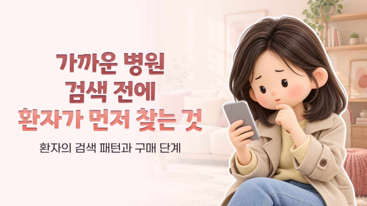 병원온라인마케팅, 환자들의 검색패턴과 구매단계모델은?