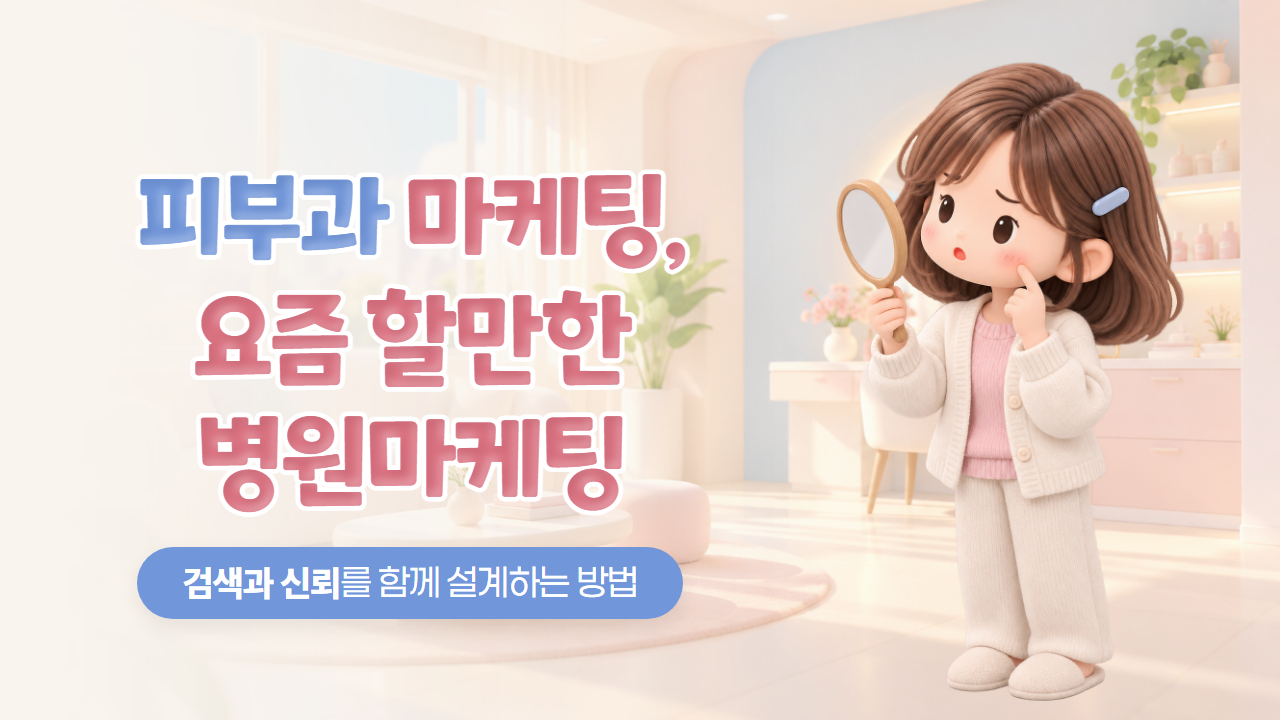 피부과 마케팅, 요즘 할만한 병원마케팅이 있다면?